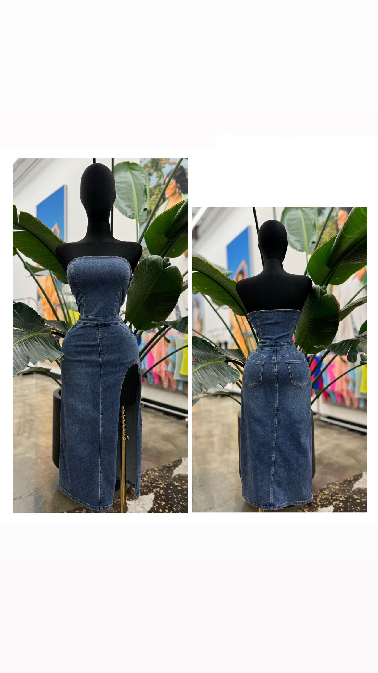 One Of A Kind Denim Dress