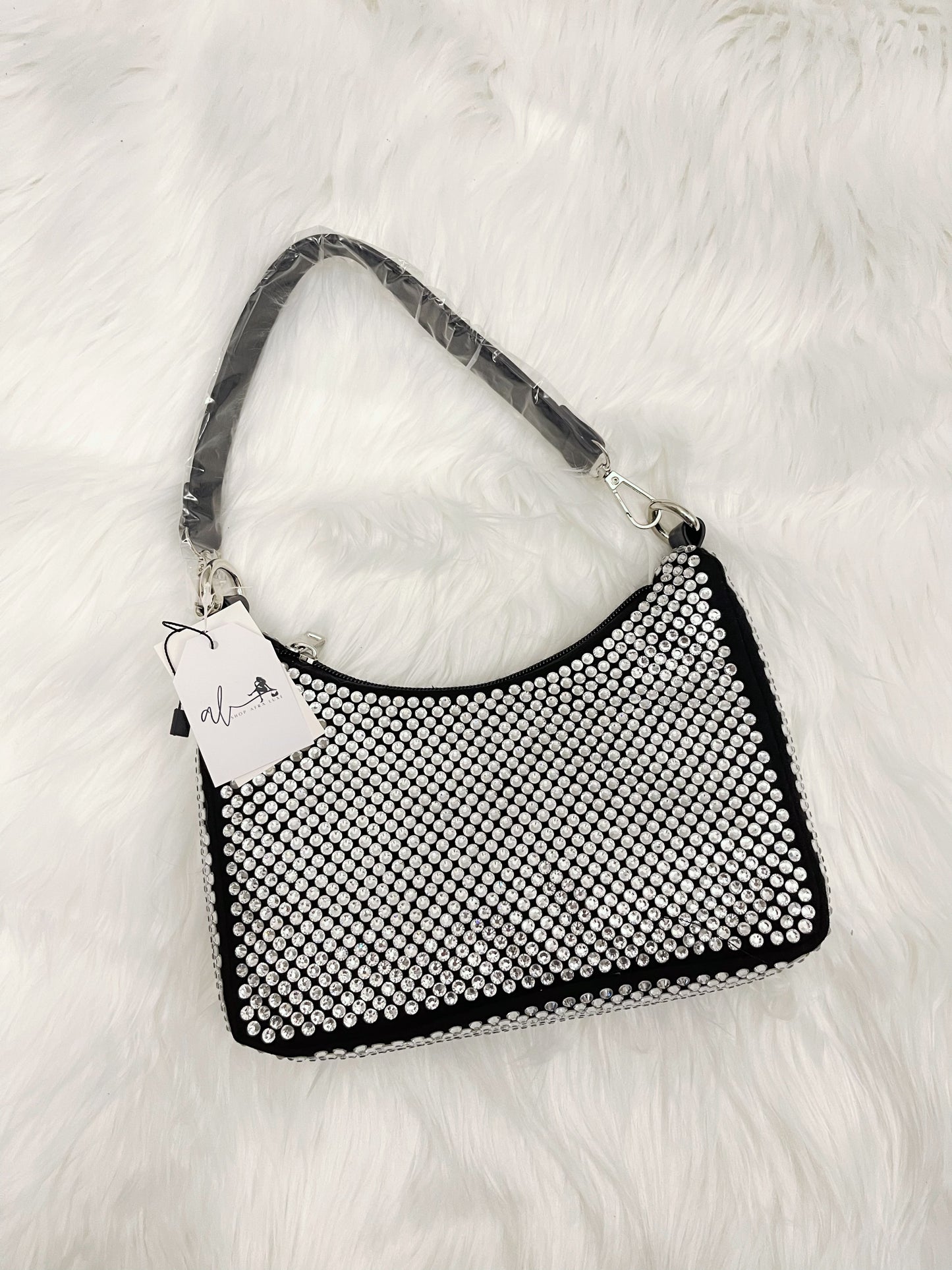 Pda Diamond Inspired Shoulder Bag