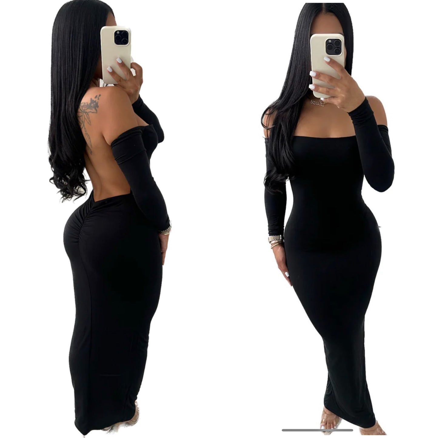 Pretty Mermaid Dress (Black)