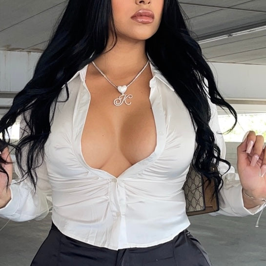 Silky Baby Button Up