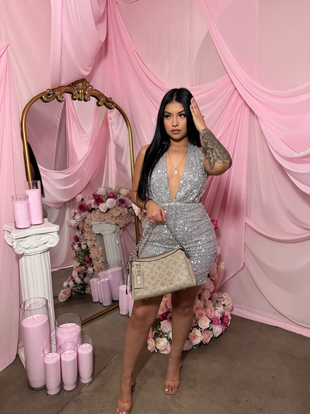 Silver Starlight Dress