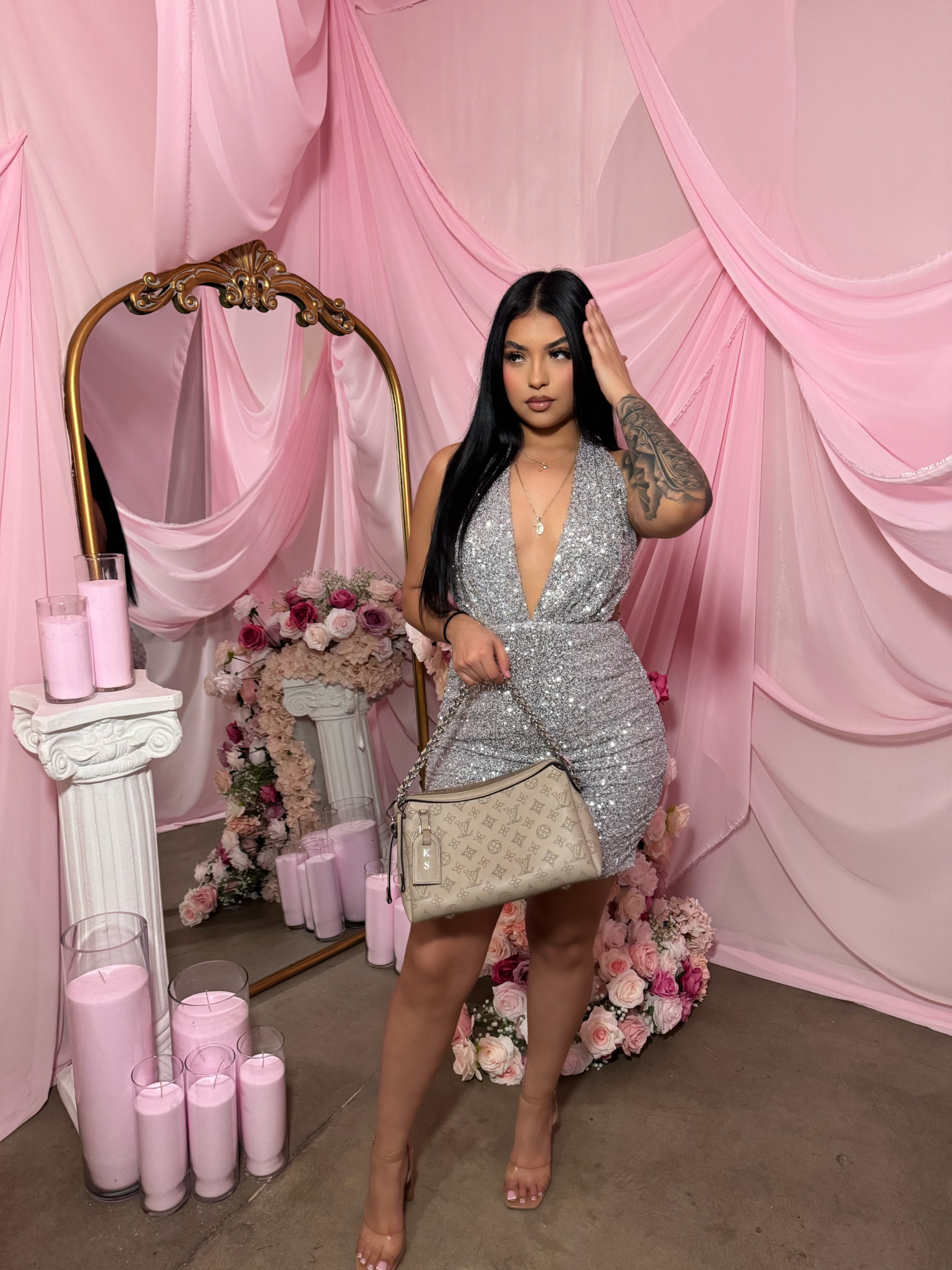 Silver Starlight Dress