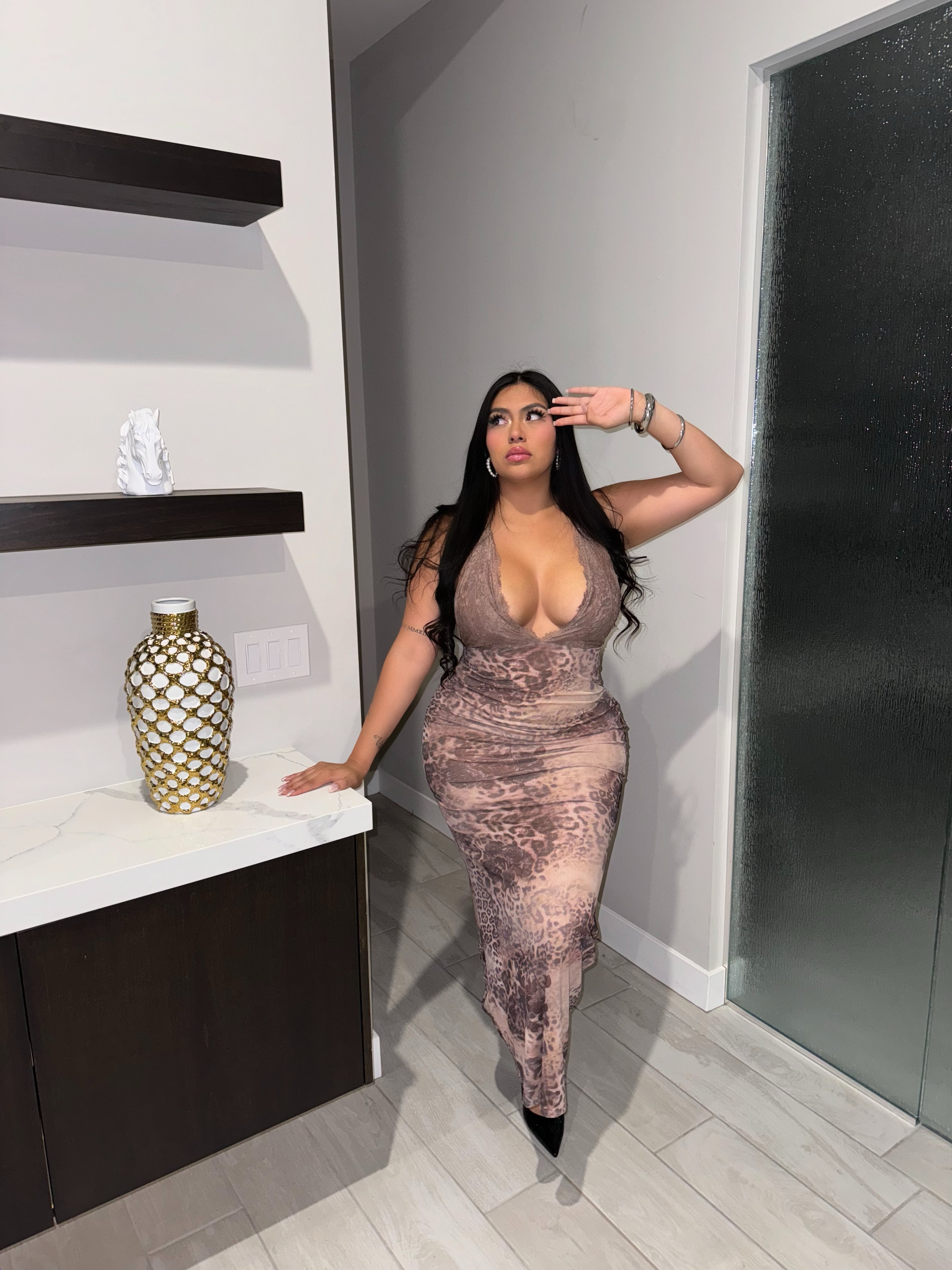 Leopard Luxe Dress