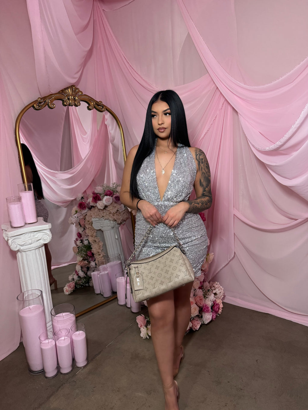 Silver Starlight Dress
