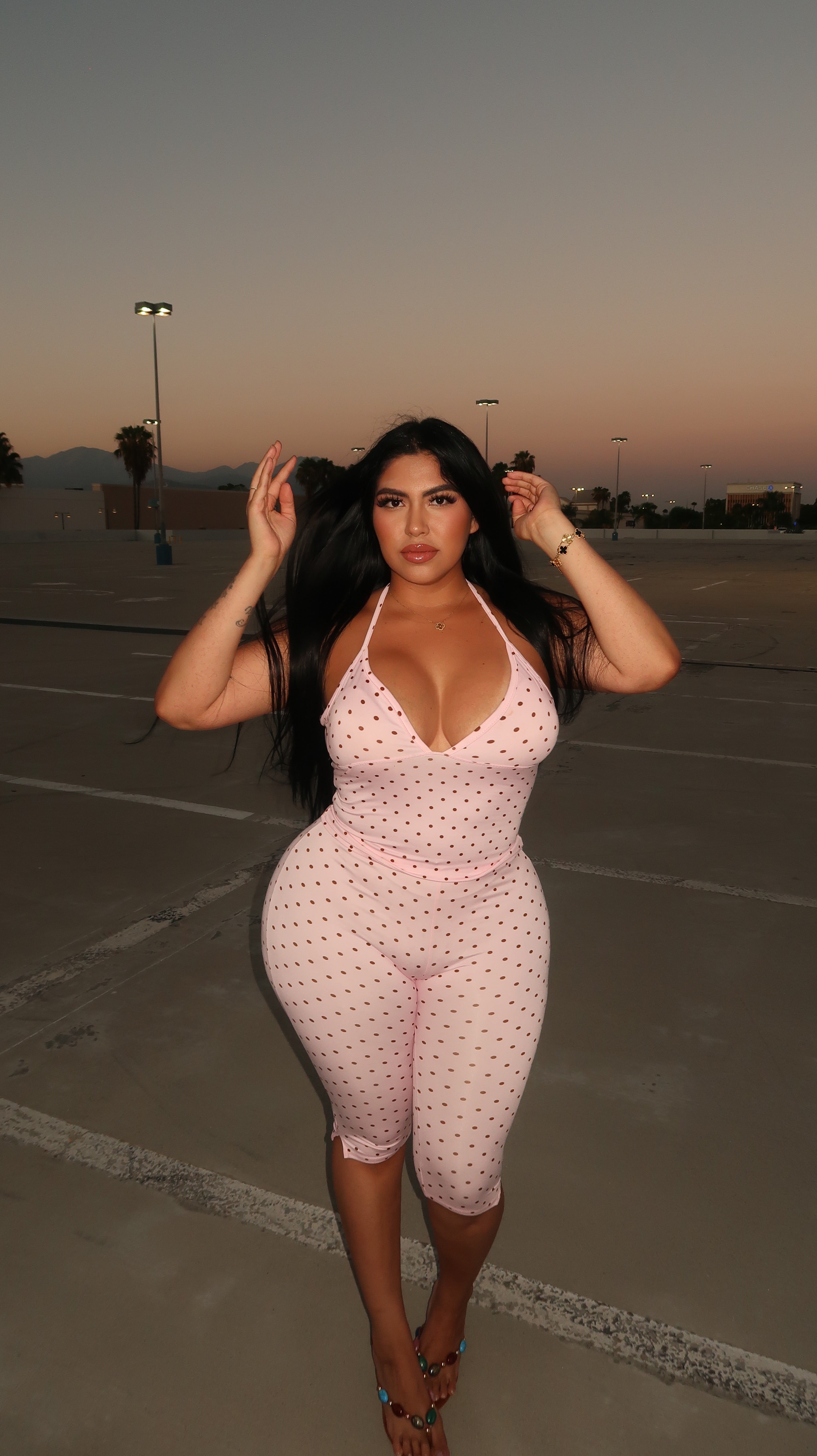 Pretty in Polka Capri Set