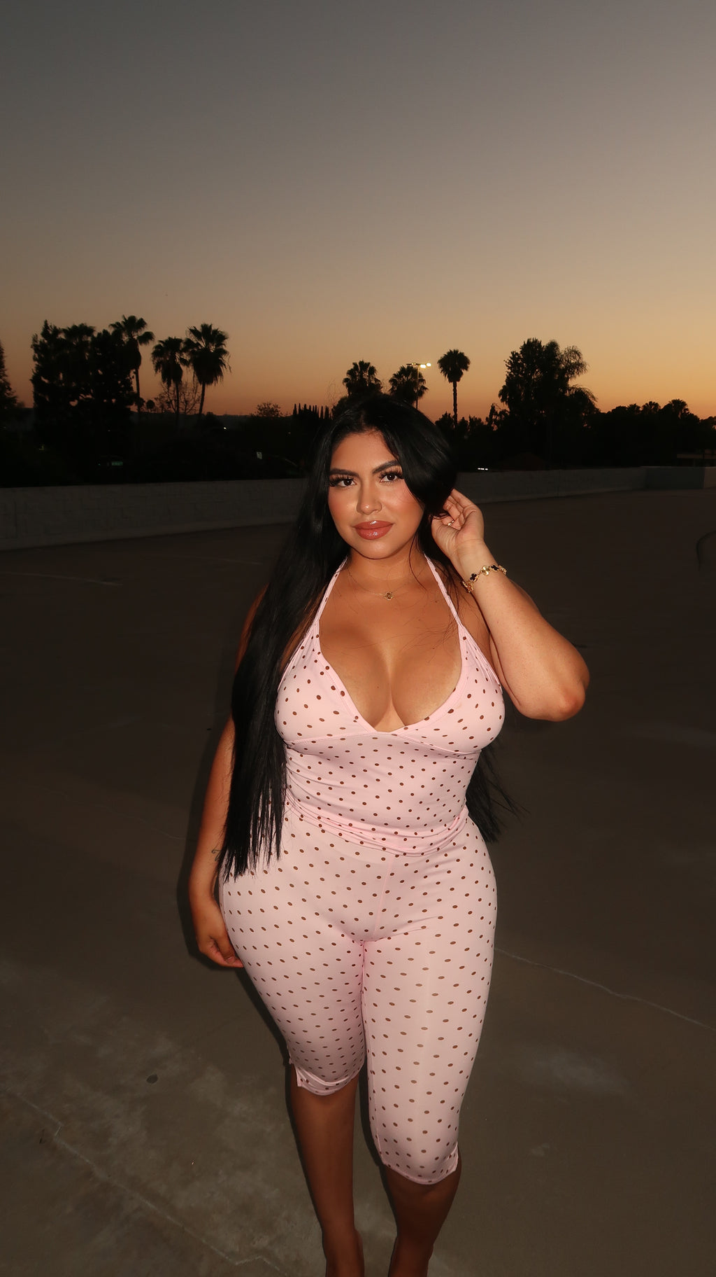 Pretty in Polka Capri Set