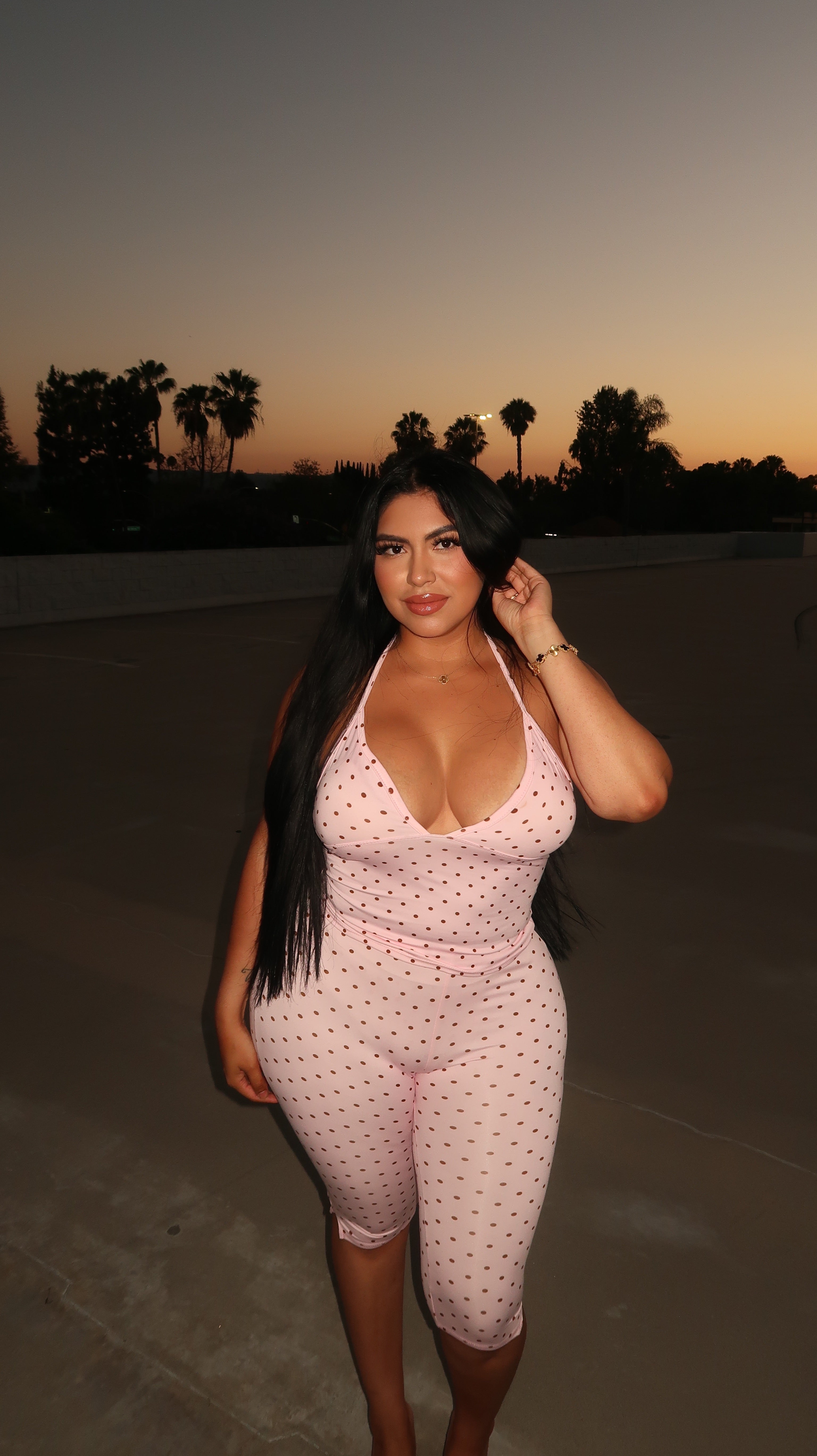 Pretty in Polka Capri Set