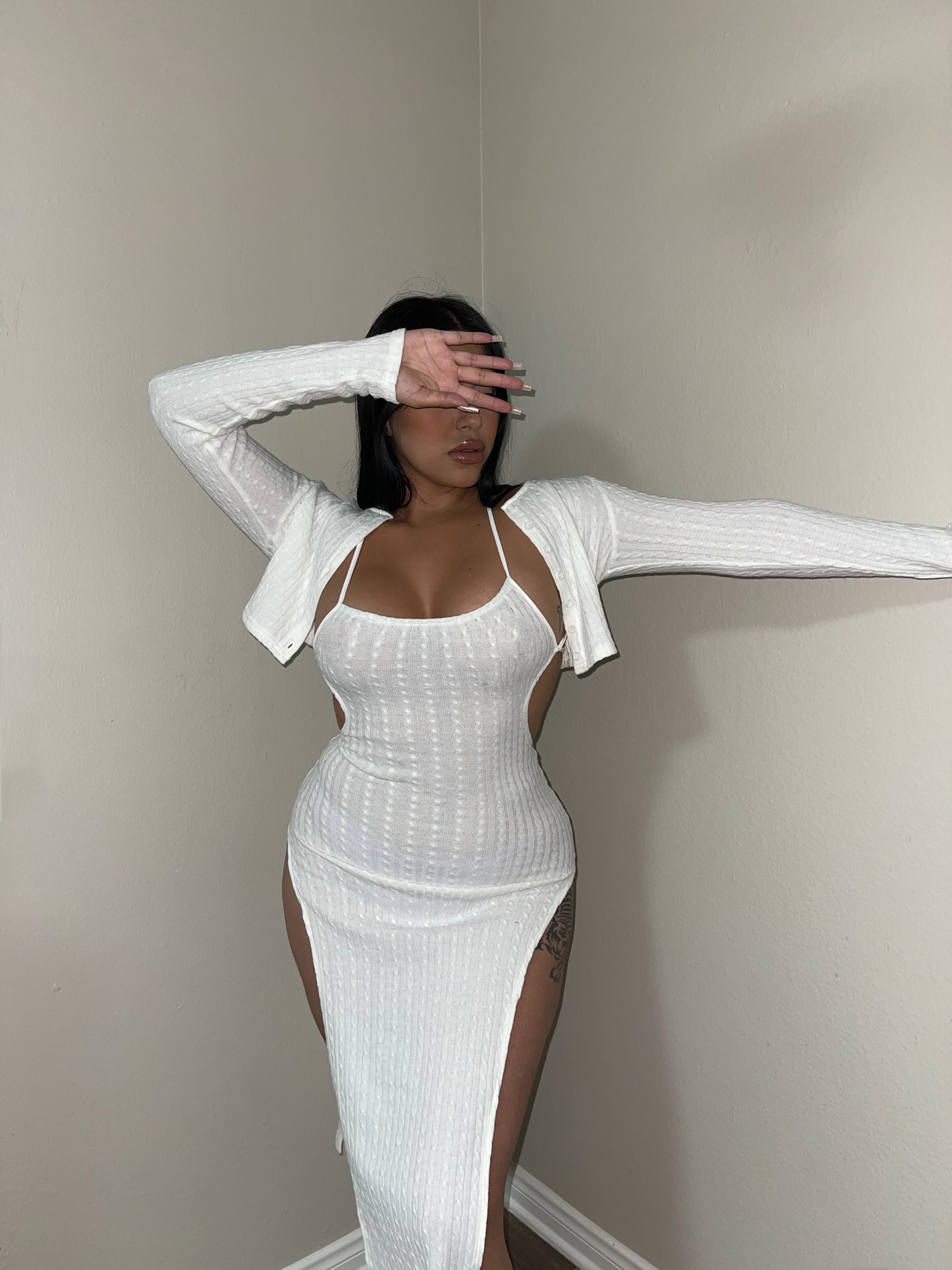 Cutie Dress (White)
