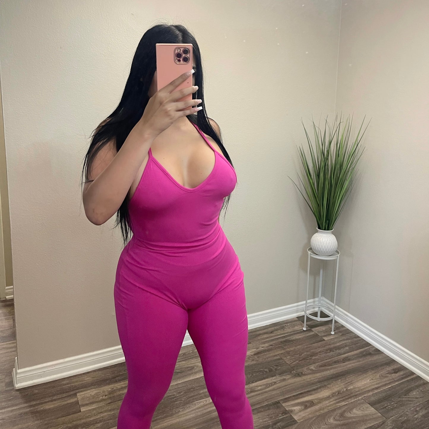 Kamilla Jumpsuit (Fushia)