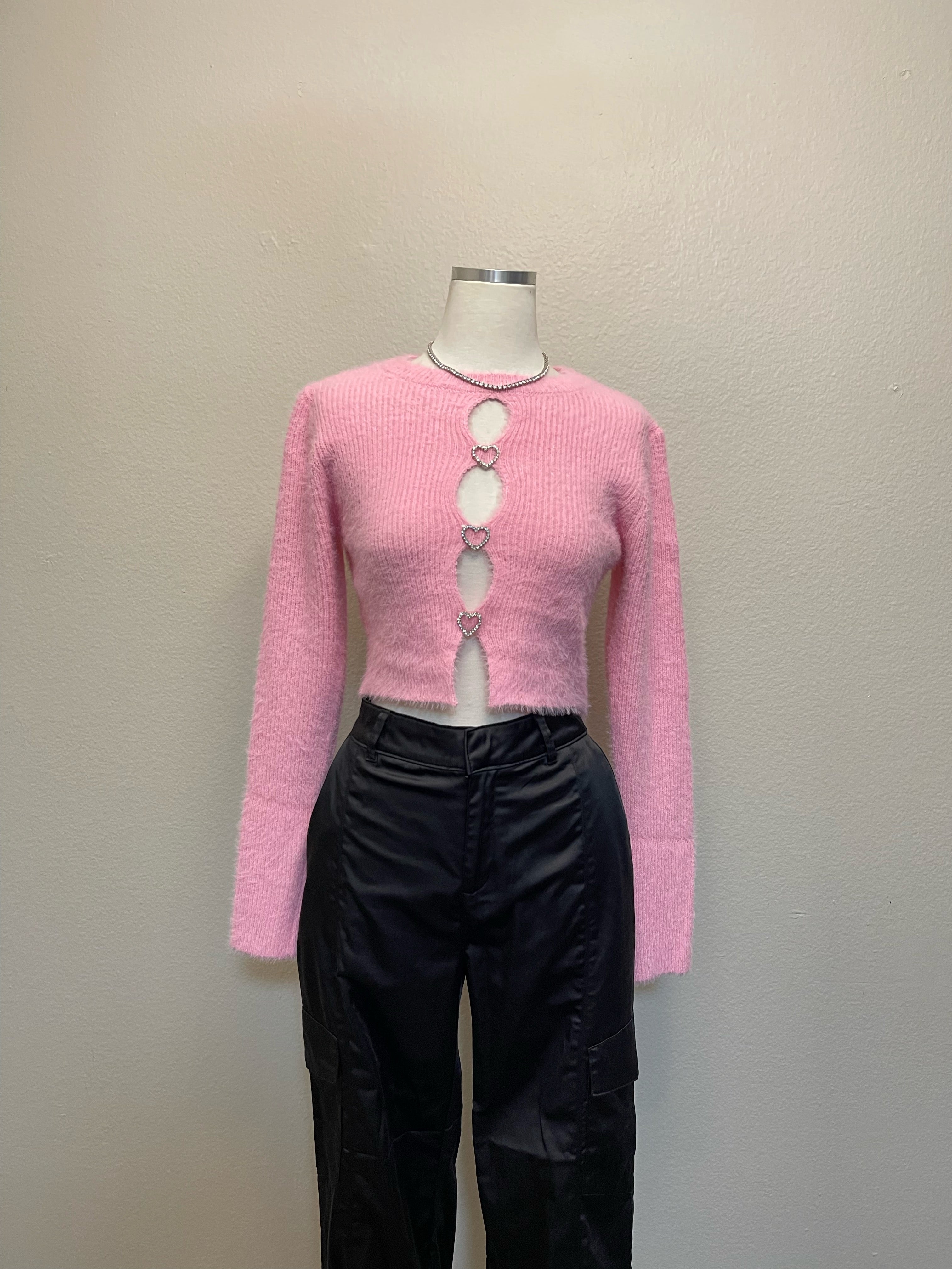 Fuzzy Lover Top (Pink)
