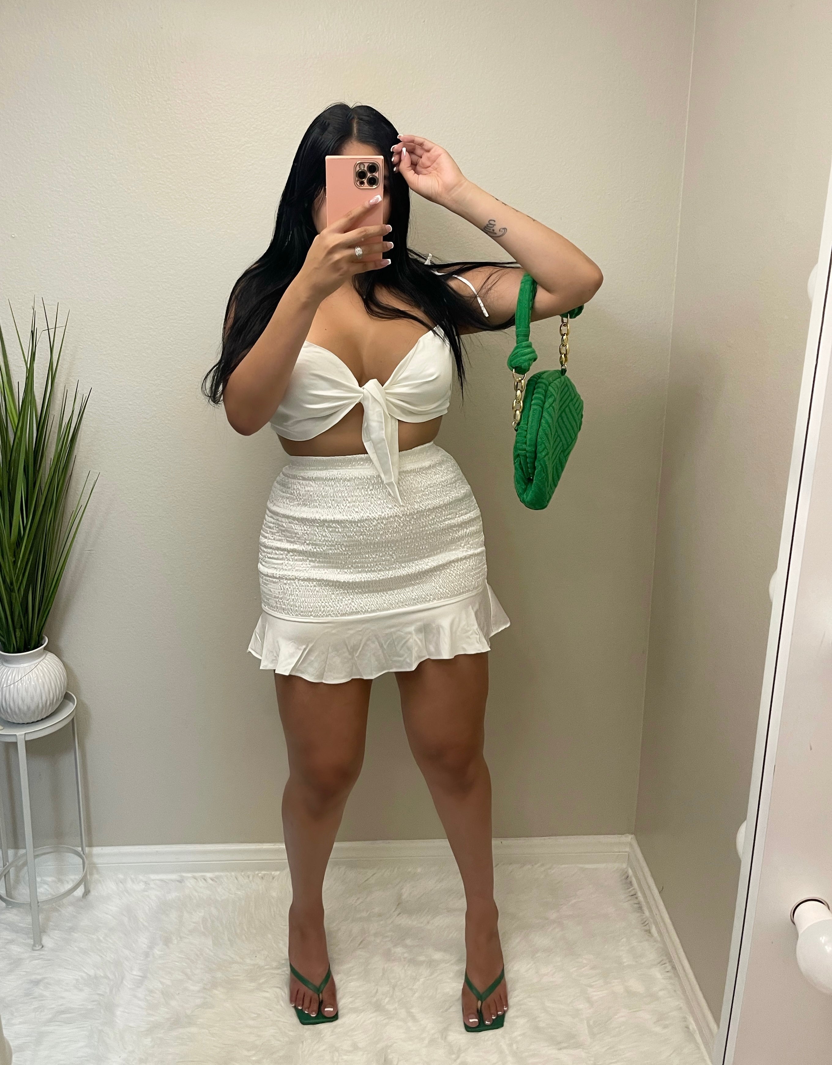 Jelly Two Piece Set (White)
