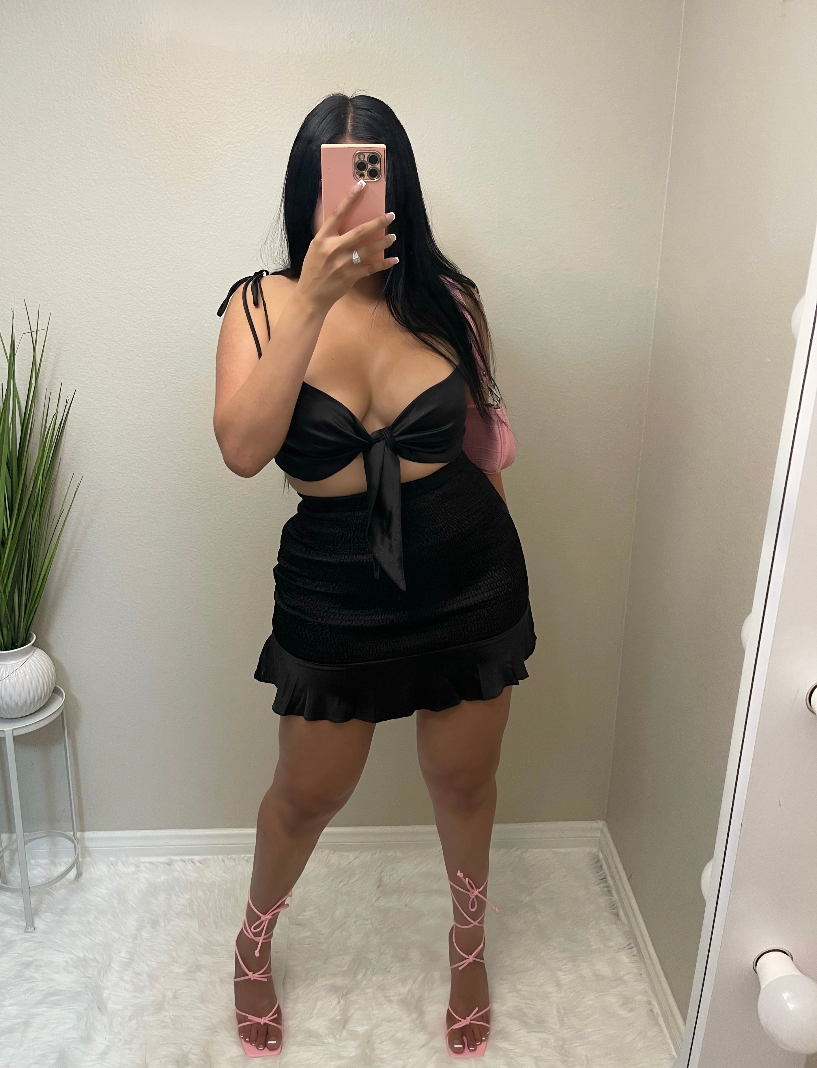 Jelly Two Piece Set (Black)