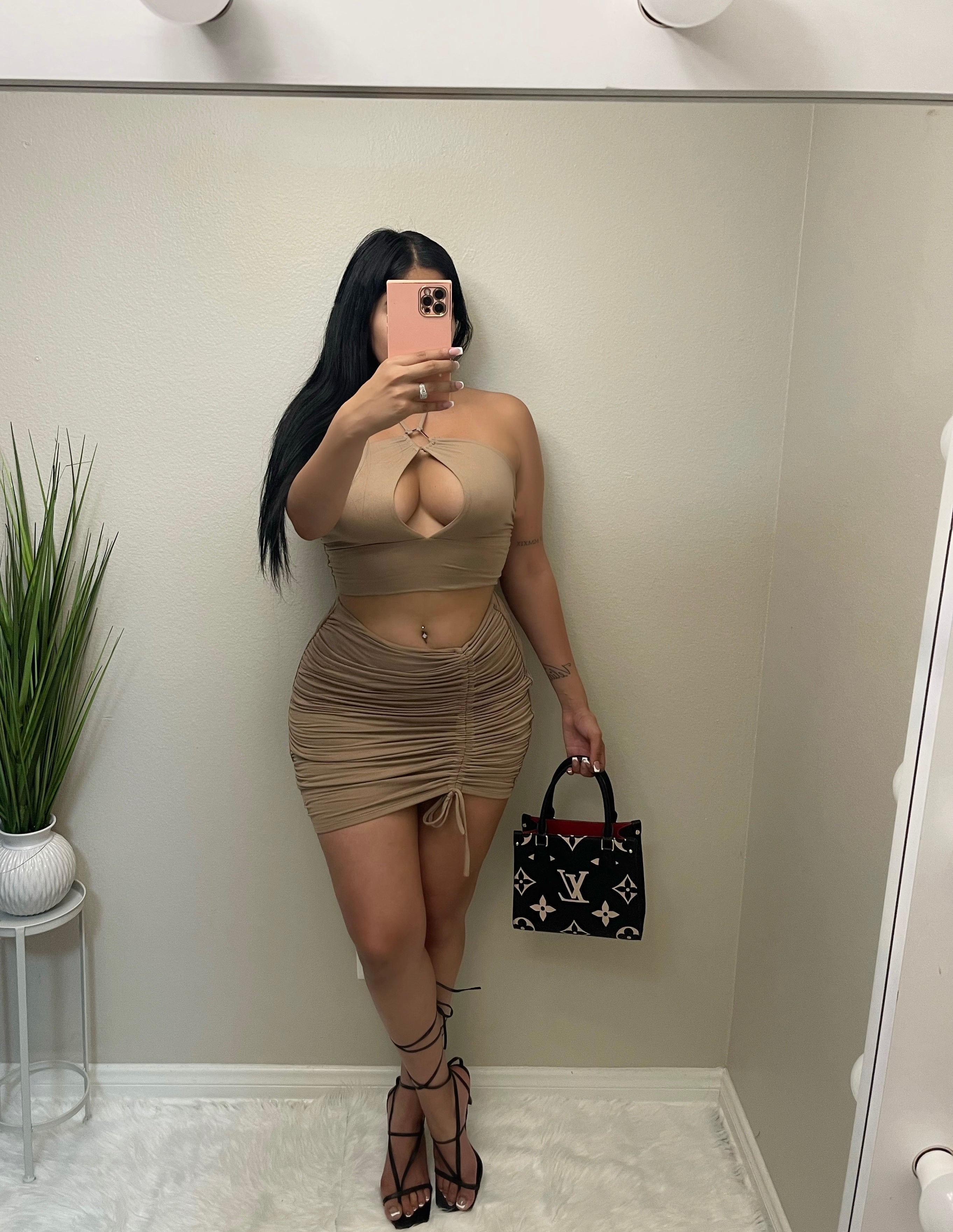 Marta Two Piece Set (Mocha)