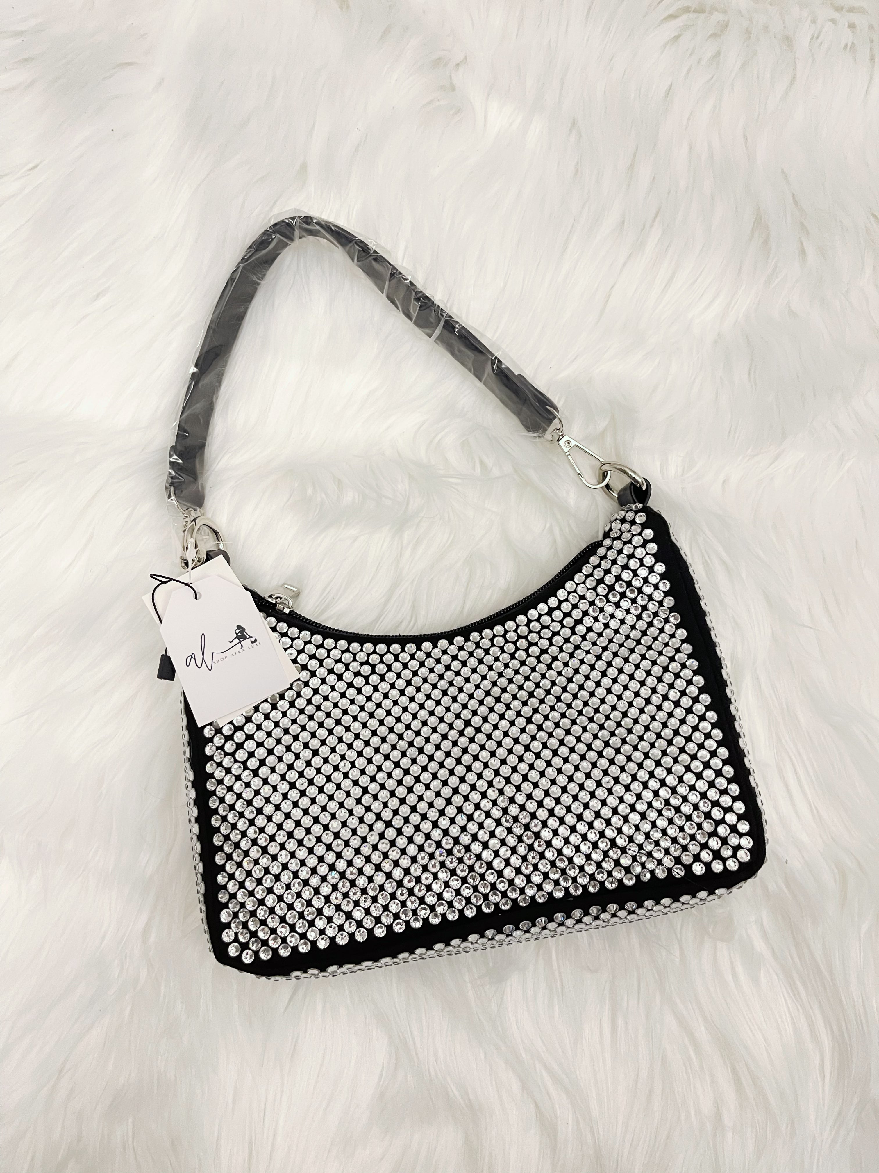 Pda Diamond Inspired Shoulder Bag